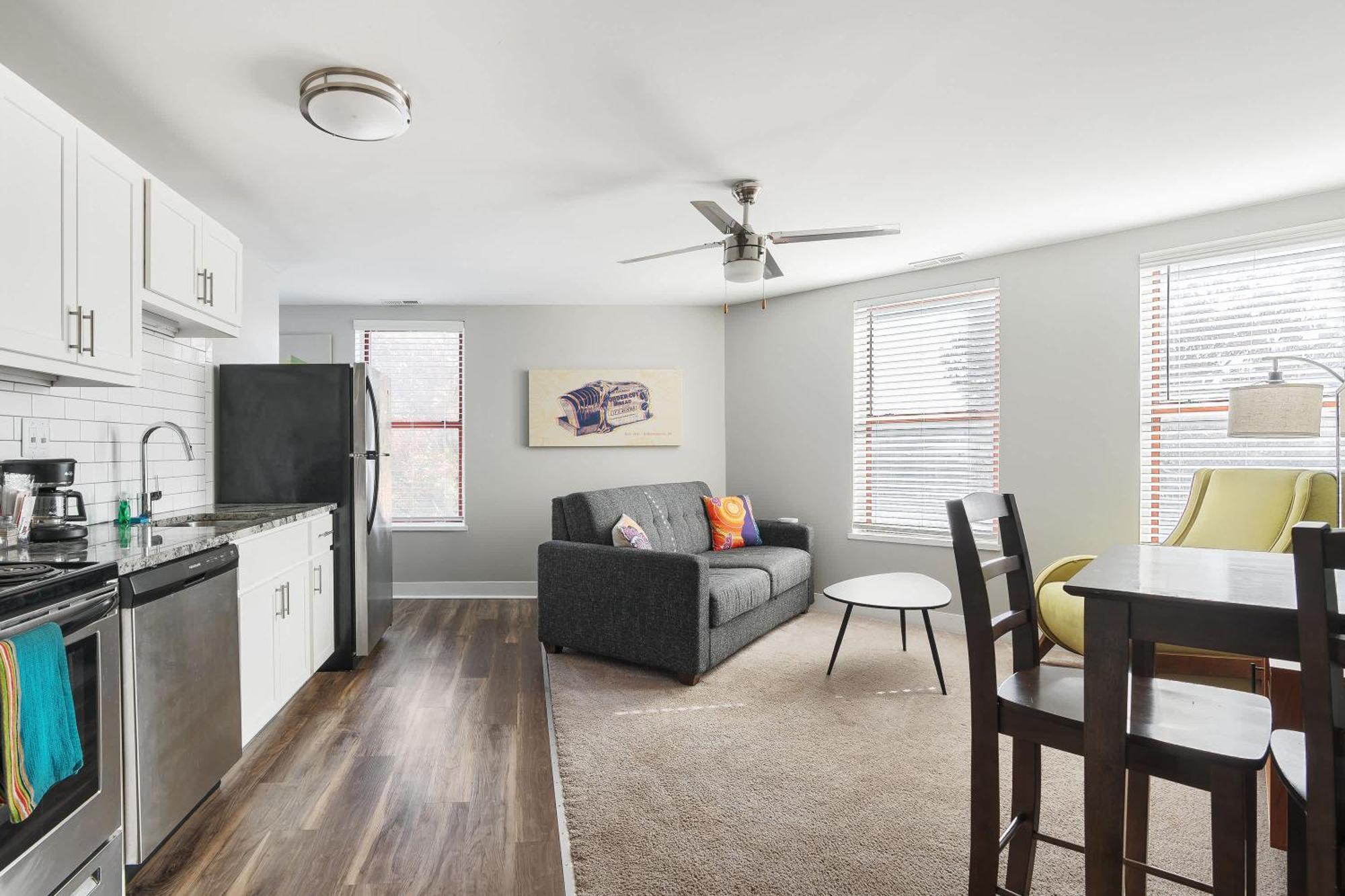 Modern Mass Ave 1Br Apartment With Kitchen Indianapolis Exterior foto